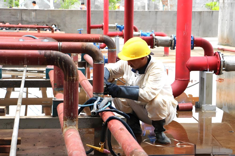 同心压力管道安装